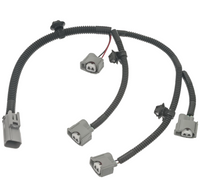 4 Pieces Knock Sensor & Wire Harness Assembly Fits Toyota Sequoia Tundra 5.7L