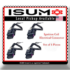 4 x Ignition Coil  Electrical Connector Fits Buick Chevrolet GMC