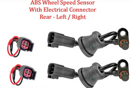 2 X ABS Wheel Speed Sensor W/Connector Rear L/R Fits Equinox Terrain 2010-2017