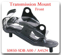2 Pcs Auto Trans Mount Front & Rear fits 2003-2007 Honda Accord 3.0L-V6