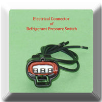  HVAC Pressure Transducer ,A/C Refrigerant Pressure Sensor W/ Connector 