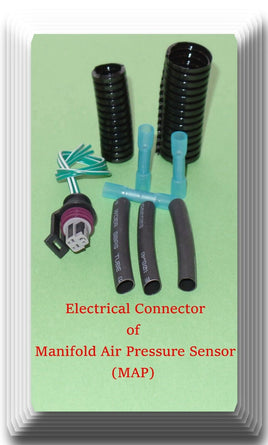 OE Spec Electrical Connector Kit of Manifold Pressure (MAP) Sensor CX2161 Fits: 