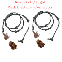 2 x ABS Wheel Speed Sensor  & Connector Rear L/R Fits:Q56 Armada Pathfinder