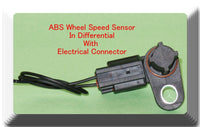 3 ABS Wheel Speed Sensor W/ Connector Front L/R & In Differential Fits: Durango 