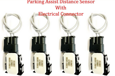 4 x Parking Assist Distance Sensor F/R W/Connector Fits:Toyota 4Runner 2010-2014