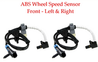 2 x ABS Wheel Speed Sensor W/Connectors Front L/R Fits: Hummer H2 2003-2007 6.0L