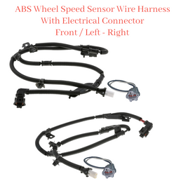 2x ABS Wheel Speed Sensor Wire Harness & Connector Front For Equus Genesis K90