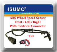 1 ABS Wheel Speed Sensor W/ Connectors ALS2116 Front L or R Fits: Aspen Durango