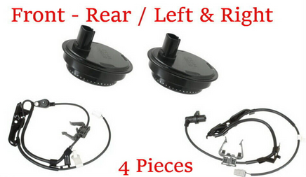 4 ABS Speed Sensor Front / Rear - Left & Right Fits: ES300 ES330 CAMRY SOLARA  