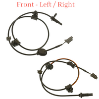 2xABS Wheel Speed Sensor + Connectors Front L/R For Crosstrek Forester 2018-2024