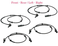 4 X ABS Wheel Speed Sensor Front - Rear Left & Right  Fits Fiat 500X 2016-2023