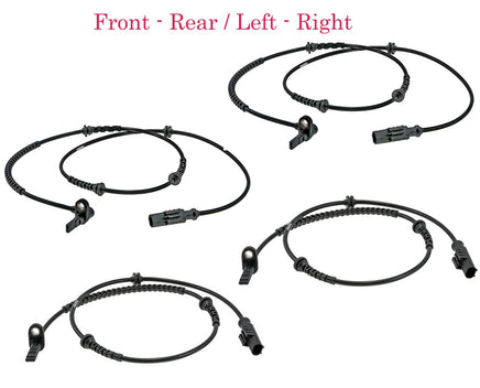 4 X ABS Wheel Speed Sensor Front - Rear Left & Right  Fits Fiat 500X 2016-2023