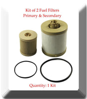 Set of 2 Fuel Filter FD4604 Fits:F250 F350 F450 F550 F650 F750 Excursion Super D