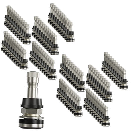 100 Kits TR416 Tire Valve Stem Fits .453" & . 625" Rim Valve Hole -Long  1.5"