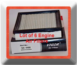Lot 6 Engine Air Filter 4490 CA6541 Fits: Ford Probe Mazda 626  MX-6 VW Corrado