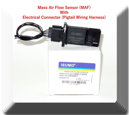 22680-7S000 Mass Air Flow Sensor W/ Electrical Connector Fits: Infiniti Nissan