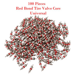 100 Red Bond Tire Valve Stem Core Fits: TR412 TR413 TR414
