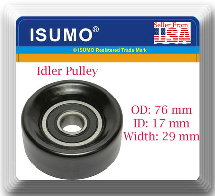 Idler Pulley 36227 Fits: Audi Buick Chevrolet Chrysler Freightliner GMC & 04-18