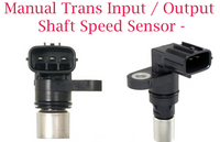 2 Pcs Trans Input/Output Vehicle Speed Sensor & Connector Fits Accord 3.0L MT