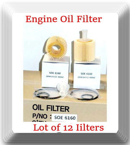 ;Lot of 6 x  Engine Oil Filter Fits: OEM 04152-40060 Scion iQ 2012-2015 L4 1.3L