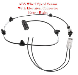 ABS Wheel Speed Sensor Rear & Connector Rear Right Fits Toyota Sequoia 2001-2007