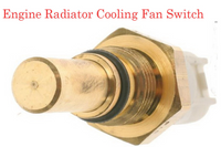 2Pc Radiator Coolant Fan Switch&Coolant Temperature Sensor Fits Toyota 1990-2001