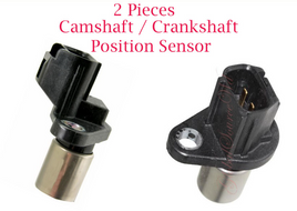 2 Pcs Camshaft & Crankshaft Position Sensor Connector Fit Lexus Toyota 1994-2010