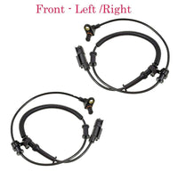 4 ABS Wheel Speed Sensor Front - Rear L & R Fits:Dodge RAM 1500 PICKUP 2009-2012