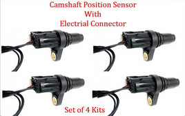 4 Kits) Camshaft Position Sensor W/Connectors Fits: Lexus Scion Toyota 2005-2022