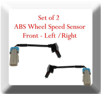 4 x ABS Wheel Speed Sensor Front - Rear  Left & Right Fits: EQUINOX TORRENT VUE