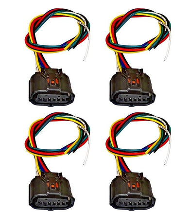 4 Pieces Rear Outer Parking Aid Sensor Connector Fits Toyota Tundra 2007-2013