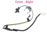 2x ABS Wheel Speed Sensor + Connector Front L/RFor RX330 RX350 RX400h Highlander