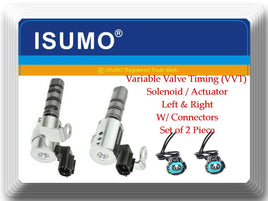 2  Kits Variable Timing Solenoid Actuator L & R W/ Connectors Fits:Toyota V6-40L