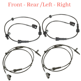 4 x ABS Wheel Speed Sensor Front -Rear L&R Fits:OEM#3DA0A Nissan Senta 2013-2019