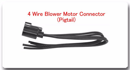  4 WireBlower Motor Resistor Pigtail Connector Fits: Ford Lincoln Mercury