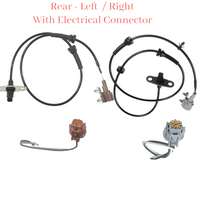 4X ABS Speed Wheel Sensor & Connector Front/Rear L/R Fits Nissan Xterra 05-15