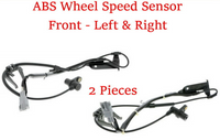 2 ABS Wheel Speed Sensor + Connectors  Front L/R Fits Toyota Avalon 1997-2004