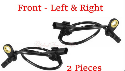 2x ABS Wheel Speed Sensor W/Connector Front L or R Fits: Mercedes Benz 2003-2012