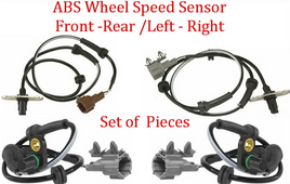 4 X ABS Speed Sensor  Front / Rear - Left & Right  Fits: Nissan Xterra 2005-2015