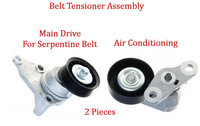 2 Pcs Belt Tensioner Assy Main Drive & to Air Conditioning Fits:GM 1999-2009