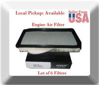 6x Eng Air Filter Fits Regal Allante Lumina Cutlass Supreme Grand Prix 1989-1993