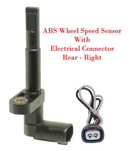 ABS Wheel Speed Sensor & Connector  Rear Right Fits:Lexus GS IS ISF LFA LS Mirai