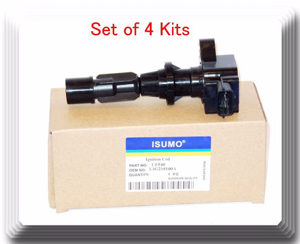 4 Kits Ignition Coil With Electrical Connector Fits:Mazda 3 6 CX-7 MX-5 MIATA 