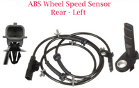 4 Pc ABS Wheel Speed Sensor Front  Rear L/R Fits Explorer Flex MKS MKT 2013-2019