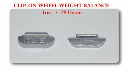 300 x P Style Clip-on Wheel Weight Balance 1oz 28 gram Led Free