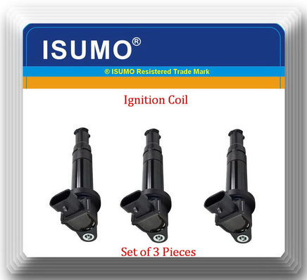 (3 Blade)set of 3 x Ignition Coil Fits:OEM#273013E100 Santa Fe 2007-2009 V6 2.7L