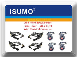 4 x ABS Wheel Speed Sensor W/Connector Front Rear L&R Fits:Expedition Navigator