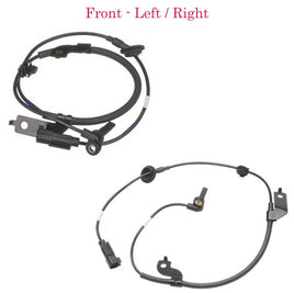 Set 2 ABS Wheel Speed Sensor Front Left & Right For Mitsubishi Lancer Outlander