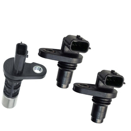 3 x Crankshaft / Crankshaft Position Sensor & Connectors Fits Nissan Juke Sentra