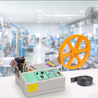 Hot and Cold Strip Cutter Automatic Webbing Tape Textile Ribbon Cutting Machine